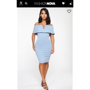 Fashionnova Off The Shoulder Midi Dress